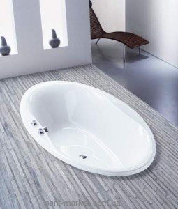 Ванна акрилова овальна Hoesch колекція Maxi 200х100х62 3081.010