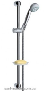 Душовий гарнітур зі штангою Hansgrohe колекція Croma з мильницею хром 27753000