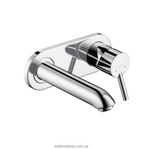 Змішувач для раковини одноважеля настінний прихований Hansgrohe колекція Talis хром 31620000