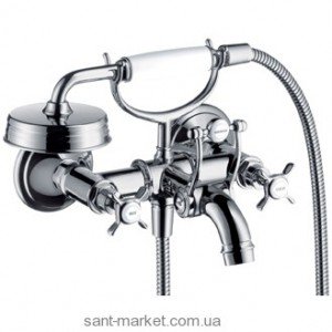 Смеситель двухвентильный для ванны с душем Hansgrohe коллекция Axor Montreux никель 16540820