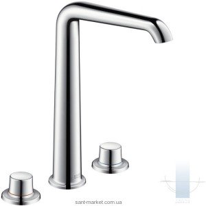 Змішувач для раковини двухвентильний прихований високий Hansgrohe Axor Bouroullec хром 19162000