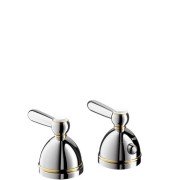 Смеситель с термостатом двухвентильный на борт ванны Hansgrohe коллекция Axor Carlton хром 17482000