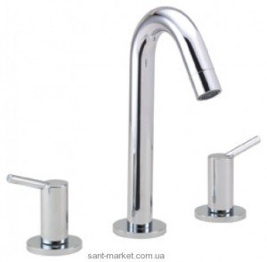 Змішувач для раковини Двохважеля з донним клапаном прихований Hansgrohe Talis хром 32310000