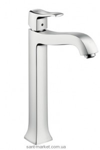 Смеситель для раковины однорычажный высокий Hansgrohe коллекция Metris Classic хром 31078820