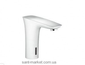 Змішувач для раковини електронний сенсорний Hansgrohe PuraVida хром / білий 15171400