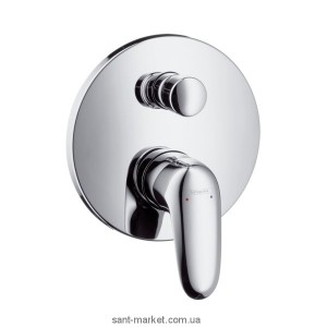 Смеситель скрытый (встраиваемый) Hansgrohe коллекция Metris E хром 31476000