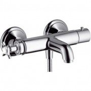 Смеситель с термостатом двухвентильный Hansgrohe коллекция Axor Montreux никель 16241820