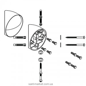 Hansgrohe UNIVERSAL кутовий монтажний набір 27158000