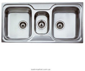 Мийка для кухні прямокутна Teka CLASSIC 2 1/2 B 2.5 чаші врізна нержавіюча сталь хром 10119080