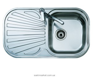 Мойка для кухни прямоугольная Teka STYLO 1B 1D  оборачиваемое крыло  врезная  нержавеющая сталь  хром 10107021