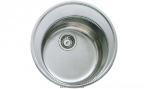 Мийка для кухні кругла Teka Basico врізна нержавіюча сталь хром матова 10124021