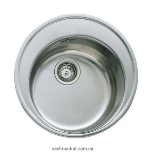 Мийка для кухні кругла Teka Basico врізна нержавіюча сталь хром Мікротекстура 10124027