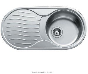 Мийка для кухні овальна Teka DR 80 1B 1D обертається крило врізна нержавіюча сталь хром 10110007