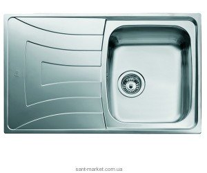 Мийка для кухні прямокутна Teka UNIVERSO 1B 1D 79 обертається крило врізна нержавіюча сталь хром Мікротекстура 10120045