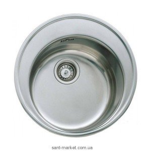 Мийка для кухні кругла Teka Basico врізна нержавіюча сталь хром Мікротекстура 10124027