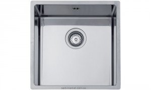 Мойка для кухни квадратная Teka BE LINEA 40.40 R15 под столешницу  нержавеющая сталь  хром полированная 10125124