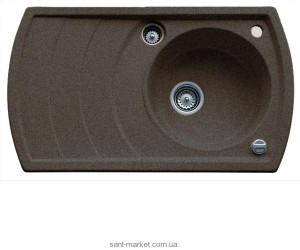 Мийка для кухні нестандартна TEKA ZENO 45B TG обертається крило врізна граніт темно-коричнева 88532