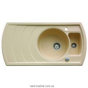 Мойка для кухни нестандартная TEKA ZENO 60B TG  1.5 чаши  оборачиваемое крыло  врезная  гранит  топаз 88517