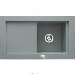 Мийка для кухні прямокутна TEKA AURA 45B TG обертається крило врізна граніт сірий агат 88395