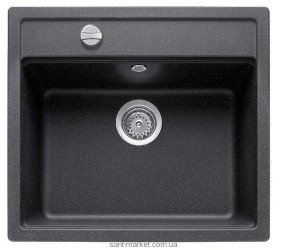 Мийка для кухні прямокутна TEKA MENORCA 60S TG врізна граніт чорний металік 88244