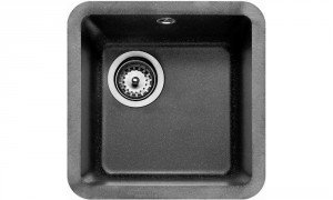 Мийка для кухні квадратна TEKA Radea 325/325 TG під стільницю граніт чорний металік 40143601