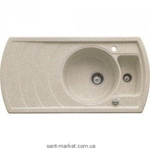 Мийка для кухні нестандартна TEKA ZENO 60B TG 1.5 чаші обертається крило врізна граніт пісок 88516