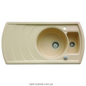 Мийка для кухні нестандартна TEKA ZENO 60B TG 1.5 чаші обертається крило врізна граніт топаз 88517