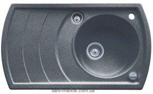 Мойка для кухни нестандартная TEKA ZENO 45B TG оборачиваемое крыло  врезная  гранит  серый металлик 88528