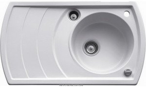 Мийка для кухні нестандартна TEKA ZENO 45B TG обертається крило врізна граніт біла 88524