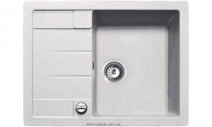 Мойка для кухни прямоугольная TEKA ASTRAL 45 B-TG оборачиваемое крыло  врезная  гранит  белая 88909