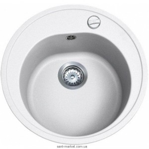 Мойка для кухни круглая TEKA CENTROVAL 45 TG врезная  гранит  белая 40143206
