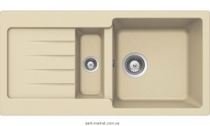 Мойка для кухни прямоугольная TEKA KEA 60 B-TG  1.5 чаши  оборачиваемое крыло  врезная  гранит  топаз 88840