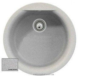 Мойка для кухни круглая TEKA RUNDBECKEN TG врезная  гранит  серый агат 87346
