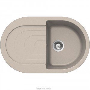 Мийка для кухні овальна TEKA PERLA 45 B-TG обертається крило врізна граніт пісок 88996