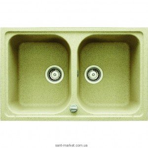 Мойка для кухни прямоугольная TEKA ALBA 90B TG  2 чаши  врезная  гранит  топаз 88750