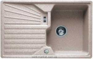 Мийка для кухні прямокутна TEKA CASCAD 45B TG обертається крило врізна граніт алебастр 40143107