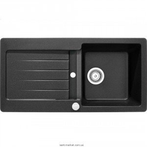 Мийка для кухні прямокутна TEKA KEA 45 B-TG обертається крило врізна граніт антрацит 88787