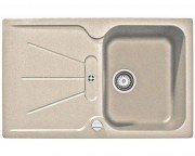 Мийка для кухні прямокутна TEKA CASCAD 45B TG обертається крило врізна граніт пісок 40144404