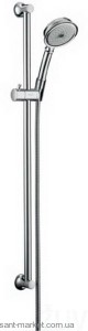 Душевой гарнитур со штангой Hansgrohe коллекция Croma Classic 100 Multi/Unica никель 27769820