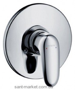 Змішувач для душа вбудовується Hansgrohe колекція Metris E хром 31671000