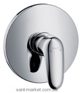 Змішувач для душа вбудовується Hansgrohe колекція Metris E хром 31675000