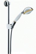 Душевой гарнитур со штангой Hansgrohe коллекция Axor Carlton хром/золото 27947090