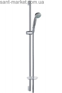 Душовий гарнітур зі штангою Hansgrohe колекція Crometta 100 Vario з мильницею хром 27739000