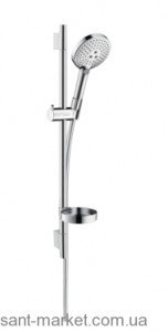 Душевой гарнитур со штангой Hansgrohe коллекция Raindance Select S с мыльницей хром 26630000