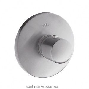 Змішувач для душа вбудований із термостатом Hansgrohe Axor Steel нержавіюча сталь 35710800