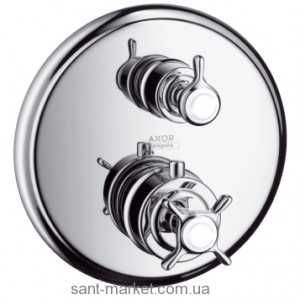 Смеситель с термостатом скрытый (встраиваемый) Hansgrohe коллекция Axor Montreux никель 16800820