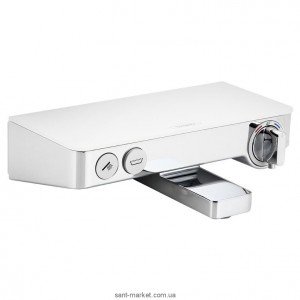 Смеситель с термостатом для ванны Hansgrohe коллекция Ecostat хром/белый 13151400