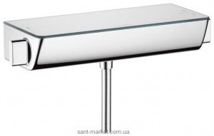 Змішувач для душу настінний з термостатом Hansgrohe Ecostat Select білий / хром 13162400