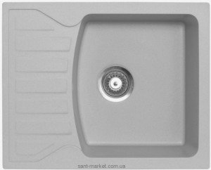 Мийка для кухні прямокутна Metalac X GRANIT QUADRO PLUS крило опціонально врізна граніт сіра 137411