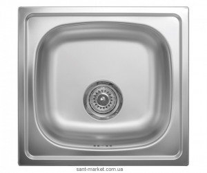 Мийка для кухні прямокутна Metalac Quadro врізна нержавіюча сталь хром 068895